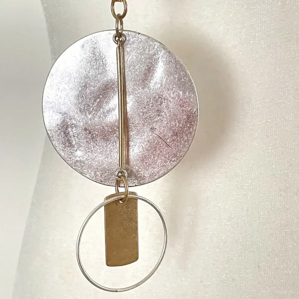 Marlyn Schiff Geometric Layering Necklace